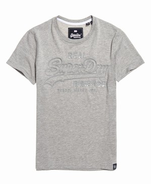 Superdry Vintage Logo Tonal Női Pólók Szürke | MPOGI0492